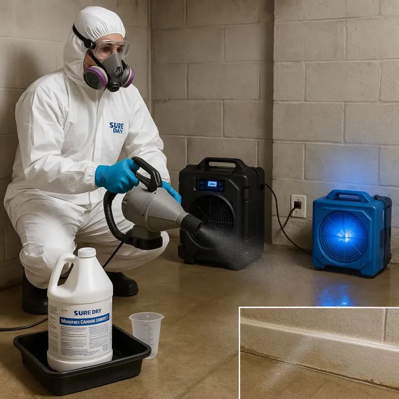 Sanitization and Odor Removal process in Enfield, ME